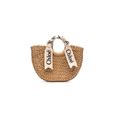 CHLOÉ WOODY BASKET BAG MEDIUM  (33*21cm)